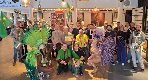 Kennis delen en drummen in het Stadstheater